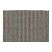 Napperon taupe rayé pour l’extérieur - ensemble de 12