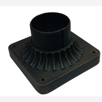  Fixation de base pour lampadaire I Classico noire 