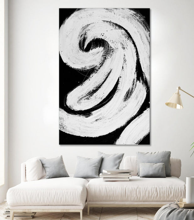 Œuvre d’art murale Giant Art « Loosely Intertwined Ii » 72 x 48
