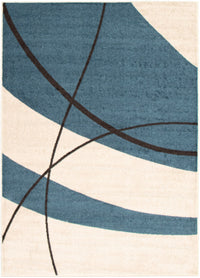 Carpette Carson bleu - 3 pi 11 pox 5 pi 7 po