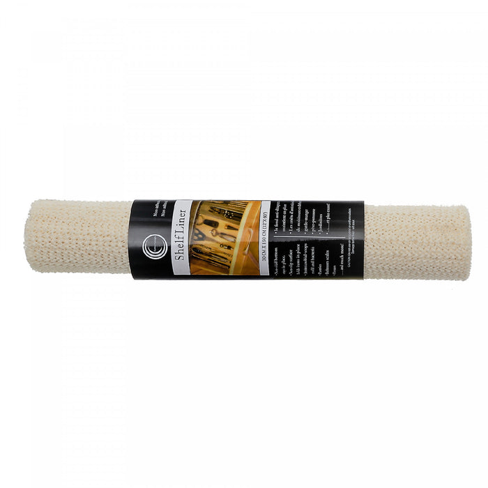 Tapis antidérapant naturel de 12 po x 60 po en PVC - ensemble de 6 articles de rangement pour la cuisine