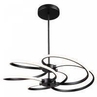  Luminaire suspendu Equinox noir à DEL de 30 W 