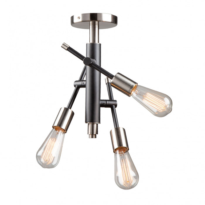Plafonnier semi-affleuré Truro à 3 ampoules