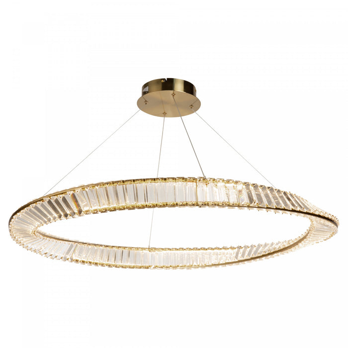 Luminaire suspendu Stella laiton brossé à DEL de 60 W