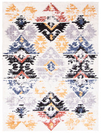 Carpette Paloma Kashkuli blanche - 6 pi 7 po x 9 pi 6 po