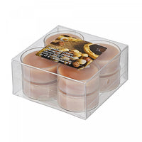 Paquet de 8 bougies chauffe-plats parfumées à arôme de crème de noisette - ensemble de 2 paquets de bougies