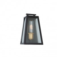  Petite applique murale Charleston à 1 ampoule pour l'extérieur 