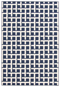 Carpette Brangane bleue 5 pi 3 po x 7 pi 7 po