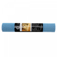 Tapis antidérapant bleu de 12 po x 60 po en PVC - ensemble de 6 articles de rangement pour la cuisine