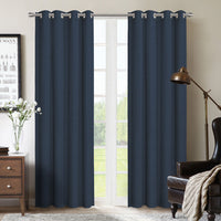 Rideau coupe-lumière oeillets Allegheny 54 po x 84 po (paire) bleu marine