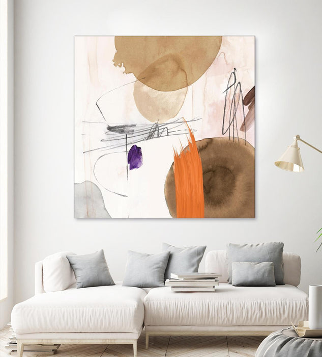 Œuvre d’art murale Giant Art « Velvet At Dusk Ii » 72 x 72