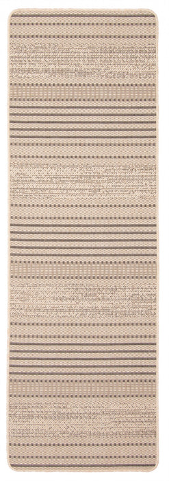 Carpette Wileen brun clair - 2 pi 2 po x 6 pi 7 po