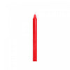 Bougies en colonne rouges non parfumées de 10 po - ensemble de 12 bougies