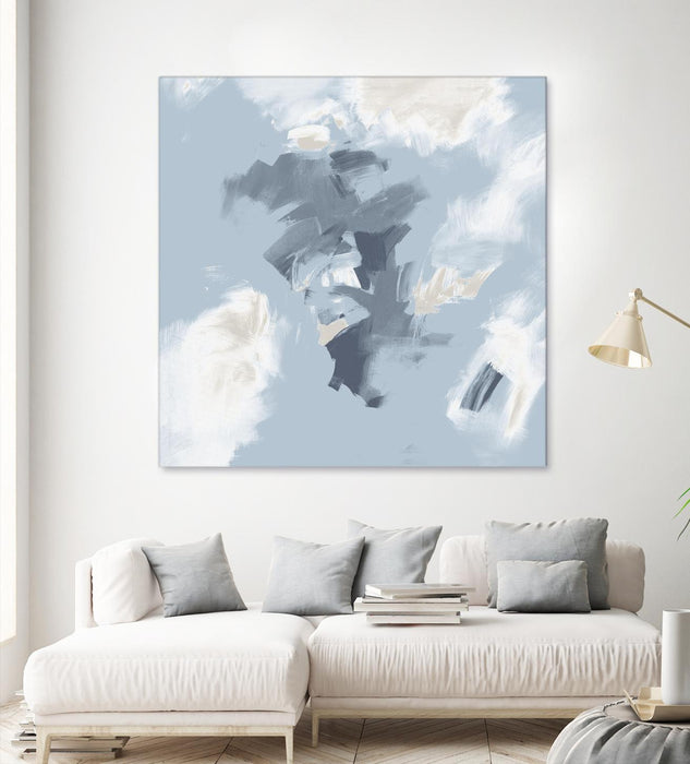 Œuvre d’art murale Giant Art « Peaches And Cream Ii » 54 x 54