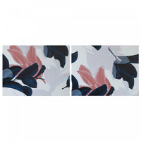 Œuvre d’art murale sur toile « Dainty Feathers » - ensemble de 2 décorations murales
