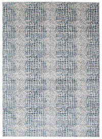 Carpette Kecia bleu marine/crème 3 pi 11 po x 5 pi 11 po