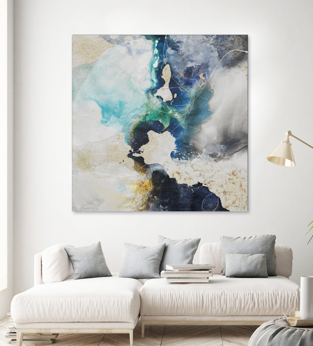 Œuvre d’art murale Giant Art « Kinky Flow » 72 x 72