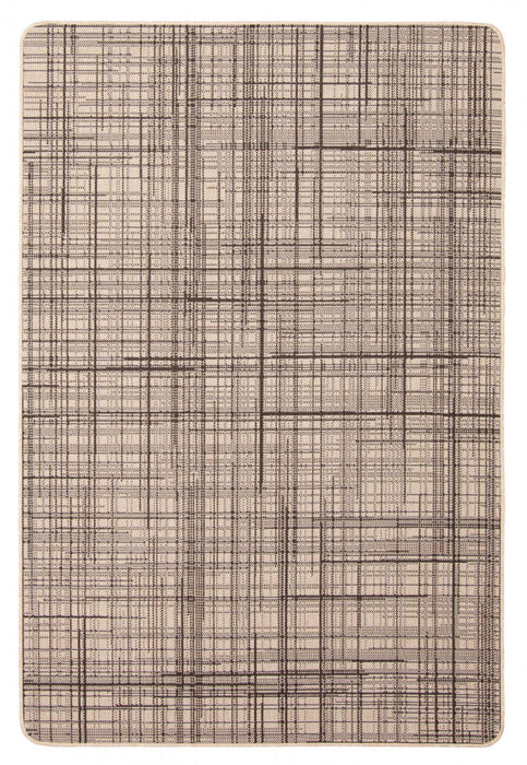 Carpette Panthea crème - 4 pi 4 po x 6 pi 5 po