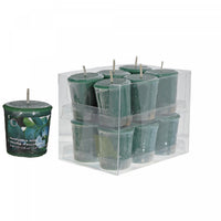 Bougie Mushroom Votive arôme d’eucalyptus et menthe - ensemble de 12