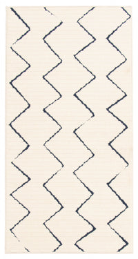Carpette Kimi bleueivoire 2 pi 8 po x 4 pi 11 po
