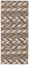 Carpette Bellezza brun foncé 2 pi 2 po x 4 pi 0 po