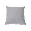 Coussin gris clair en chambray avec fermeture à glissière - ensemble de 2 coussins