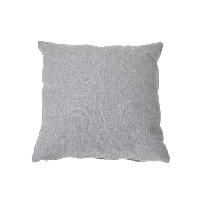 Coussin gris clair en chambray avec fermeture à glissière - ensemble de 2 coussins