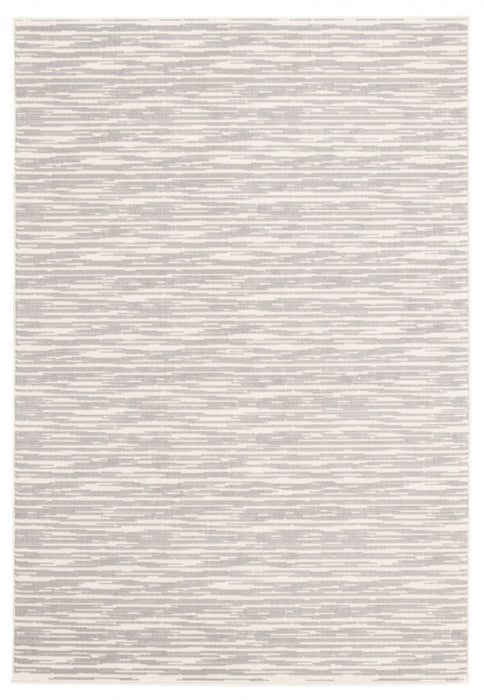 Carpette Eadda gris clair 4 pi 7 po x 6 pi 7 po