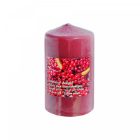 Chandelle pilier parfumée de 2,75 po x 5 po à arôme de délice aux canneberges - ensemble de 2 chandelles