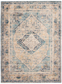 Carpette Bolivar Bijar bleu - 5 pi 0 pox 8 pi 0 po