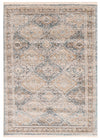 Carpette Leandra taupe/bleue 6 pi 7 po x 9 pi 6 po