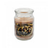 Pot parfumé de 18 oz à arôme de crème de noisette avec couvercle en verre - ensemble de 2 bougies