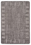 Carpette Joni noire - 4 pi 4 po x 6 pi 5 po