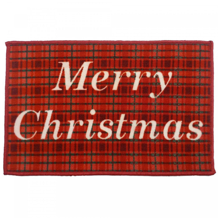 Tapis de plancher décoratif « Merry Christmas » 18 x 30