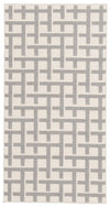 Carpette Brangane gris clair 2 pi 8 po x 4 pi 11 po
