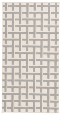 Carpette Brangane gris clair 2 pi 8 po x 4 pi 11 po