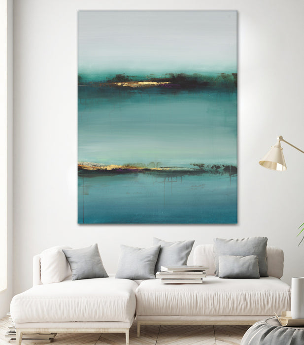 Œuvre d’art murale Giant Art « Virgin Isles V » 72 x 54