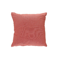 Coussin orange en chambray avec fermeture à glissière - ensemble de 2 coussins