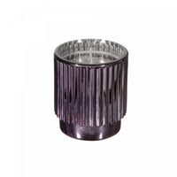 Bougie parfumée côtelée électroplaquée de 4,6 oz à senteur de rêves tropicaux - ensemble de 2
