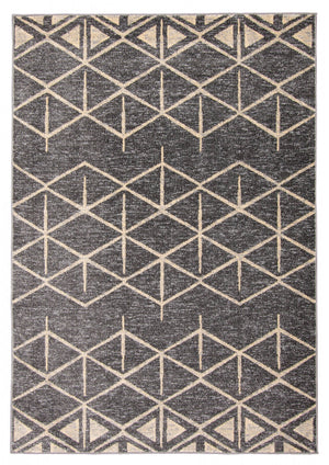 Carpette Davina grise - 6 pi 7 po x 9 pi 10 po