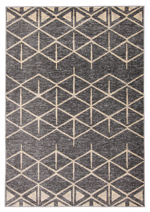 Carpette Davina grise - 6 pi 7 po x 9 pi 10 po