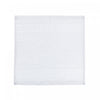 Débarbouillette nattée blanche 12 x 12 - ensemble de 6 serviettes