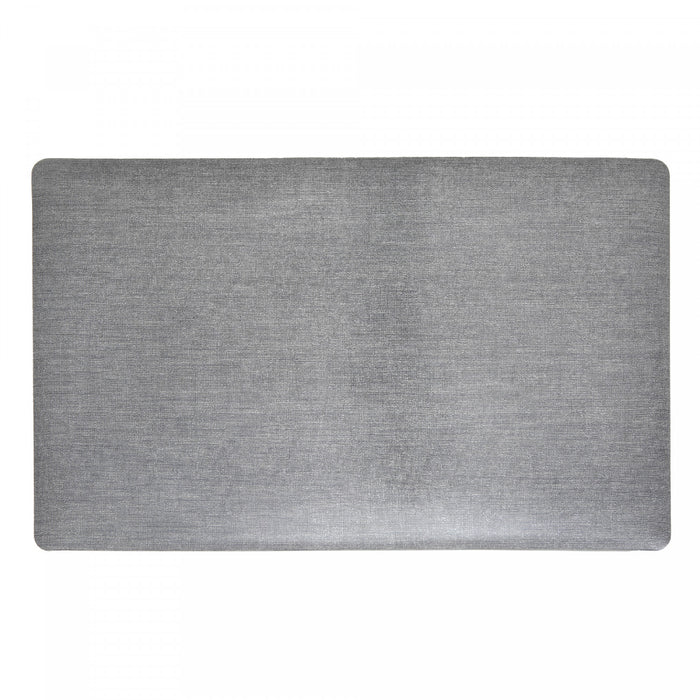 Napperon en plastique métallique de couleur argenté - ensemble de 12