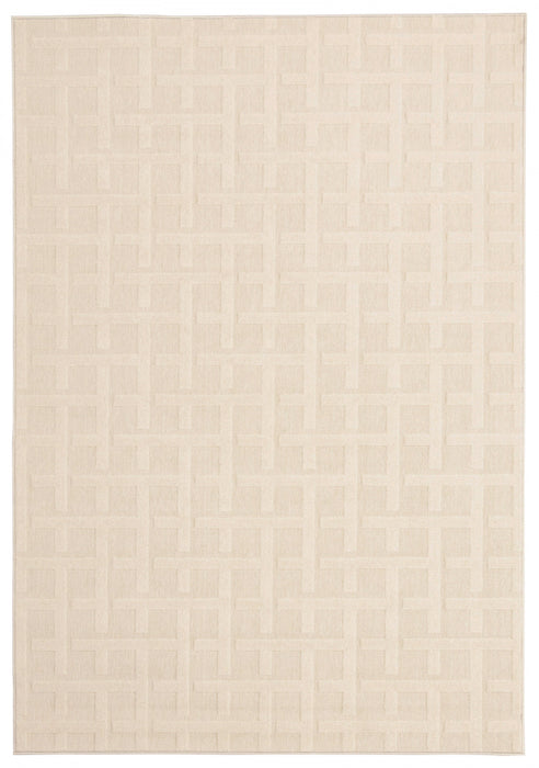 Carpette Brangane ivoire 4 pi 7 po x 6 pi 7 po