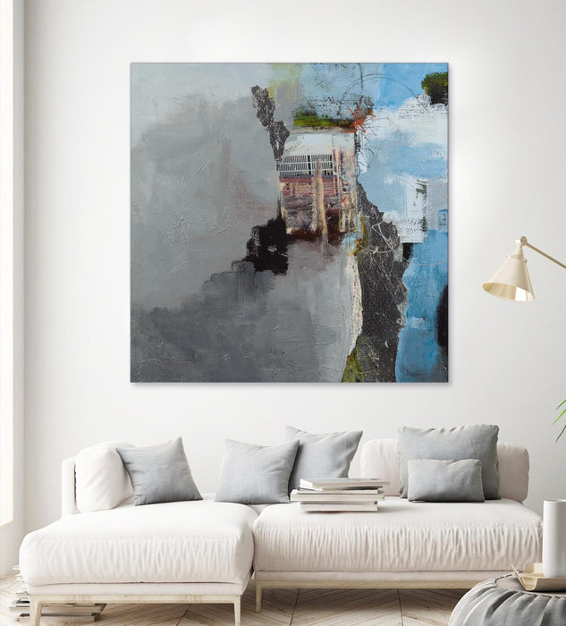 Œuvre d’art murale Giant Art « Living On The Edge » 72 x 72
