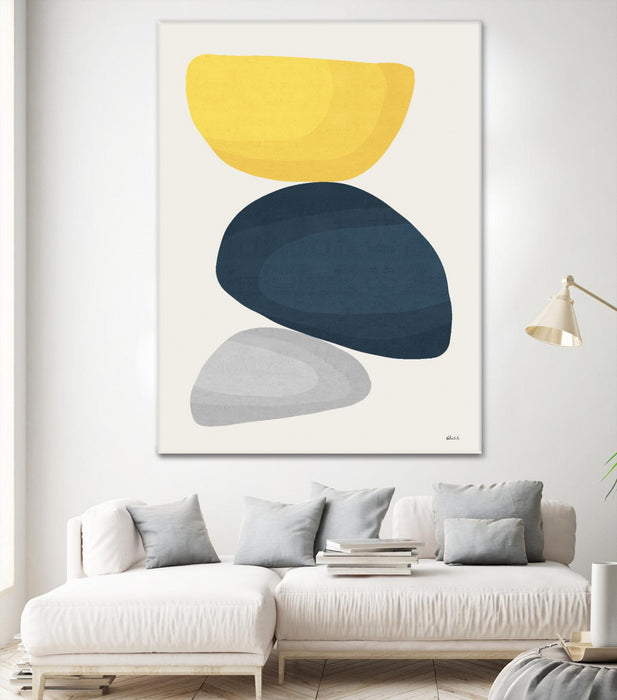 Œuvre d’art murale Giant Art « Abstract Xv » 72 x 54