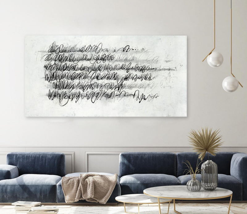 Œuvre d’art murale Giant Art « Artist Decleration » 72 x 36