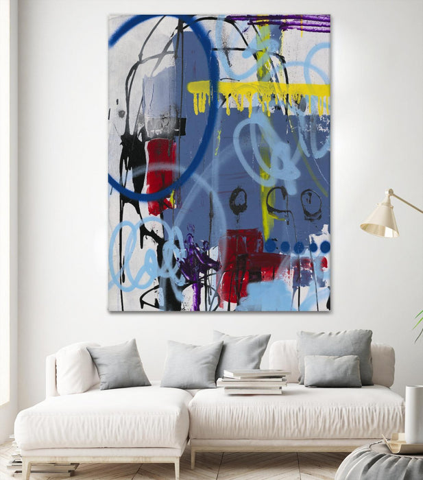 Œuvre d’art murale Giant Art « Live For The Applause Ii » 72 x 54