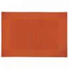 Napperon orange en vinyle de style classique - ensemble de 12