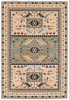 Carpette Quincy bleu sarcelle - 5 pi 3 po x 7 pi 3 po 